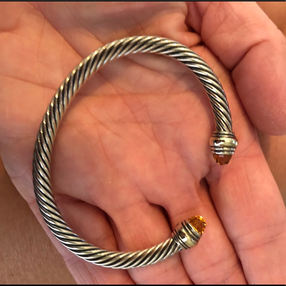 David Yurman 5 mm citrine bracelet
